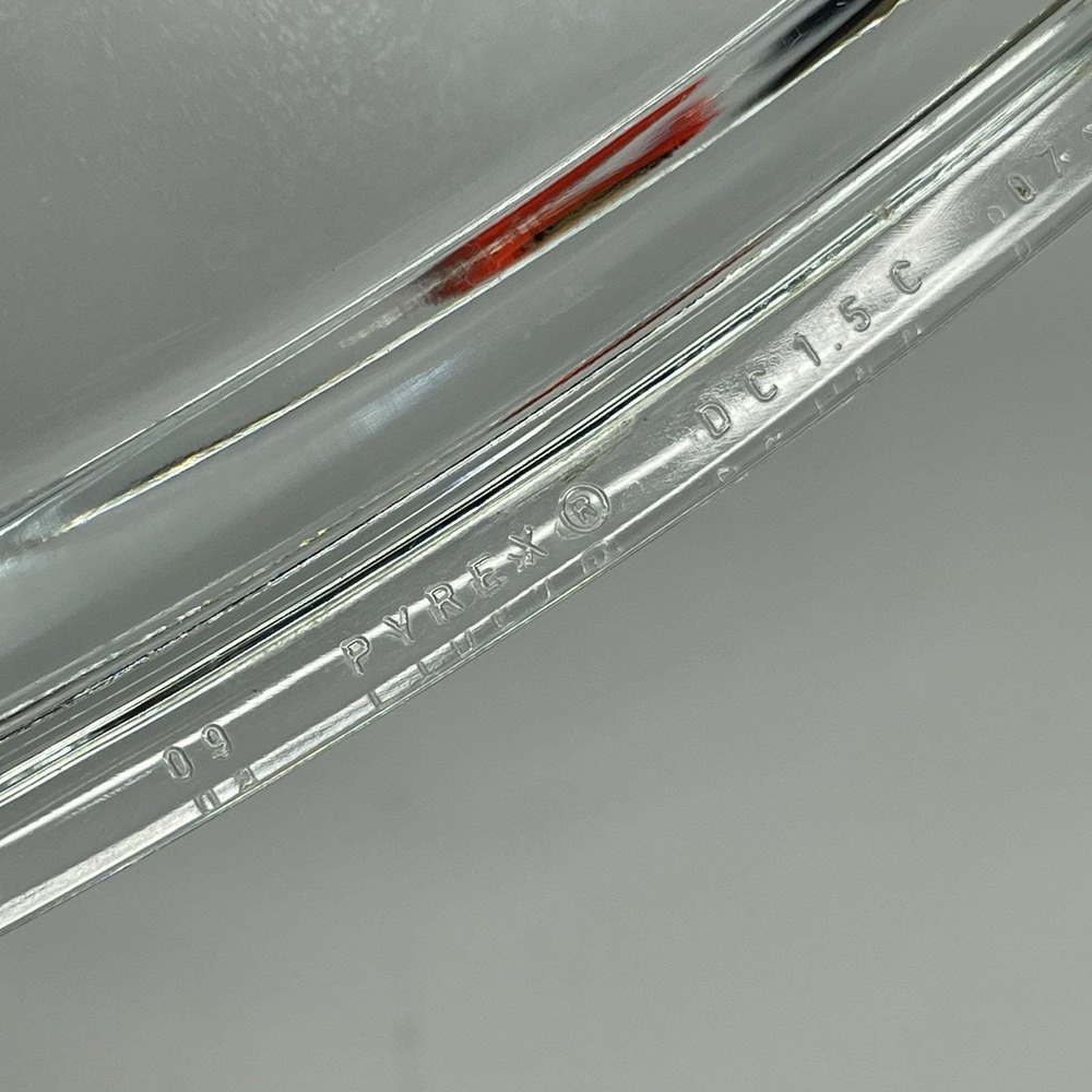 Pyrex Lid DC1.5C Clear Glass Oval Lid 11" X 8.5" Corning Ware Casserole Dishes - Picture 6 of 8